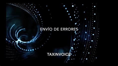 Env O De Errores Taxinvoice Youtube