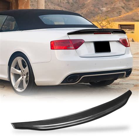 Buy Carbon Fiber Trunk Spoiler For Audi A5 S5 Rs5 Convertible 2 Door