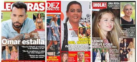 Estas Son Las Portadas De Las Revistas Del Corazón De Hoy Miércoles 29 De Junio Love 40 Los40