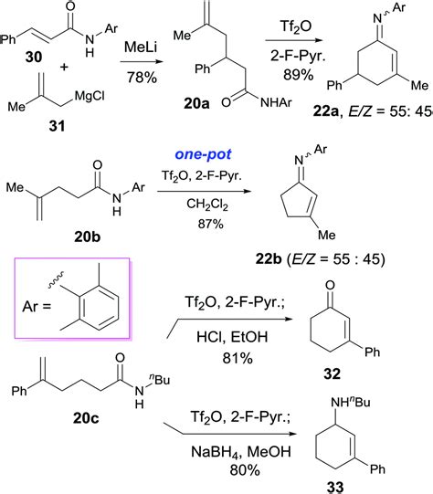 One Pot Synthesis Of N Heterocycles And Enimino Carbocycles By Tandem