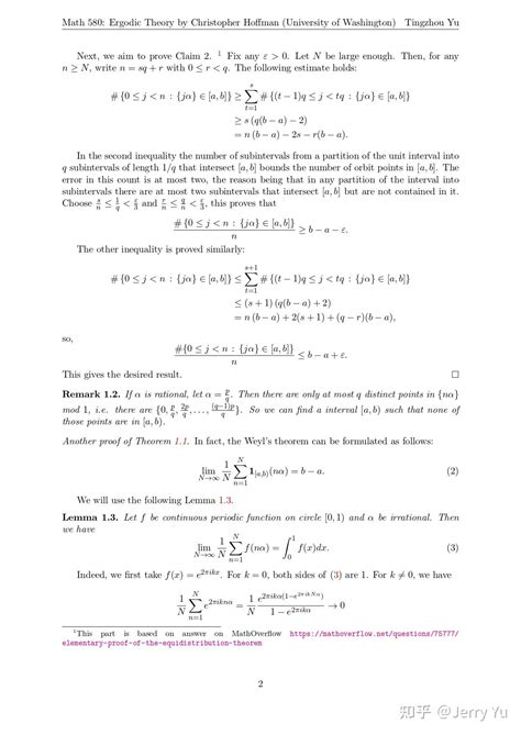 遍历论ergodic Theory讲义 Week 1 知乎