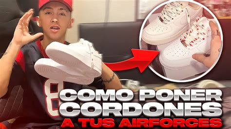 COMO PONER LOS CORDONES A TUS AIR FORCE 1 Nike No Quiere Que Sepas