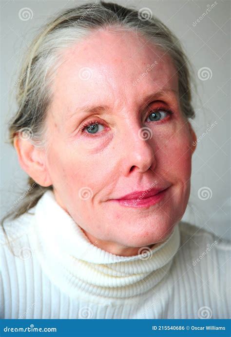 Mature Female Beauty Expressions Stock Photo Image Of Leisure