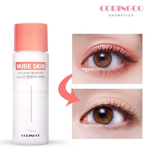 Coringco Nude Eye Lip Makeup Remover Waterproof Professional Product Nude Skin Lip Eye