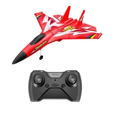 Rouge Avion G6 RC 2 4GHz 4CH Pour Enfant Planeur Radio Avec