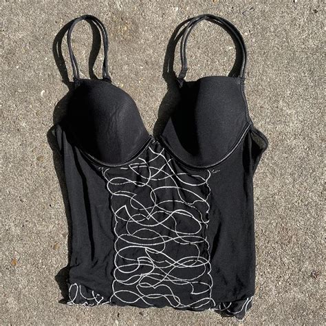 Adorable Sheer Lingerie Tank Vintage Y K S S Depop