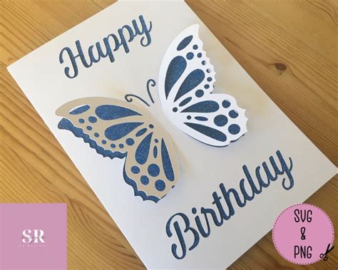 Svg 3d Pop Up Birthday Card Bundle Birthday Svg Bundle Etsy Uk