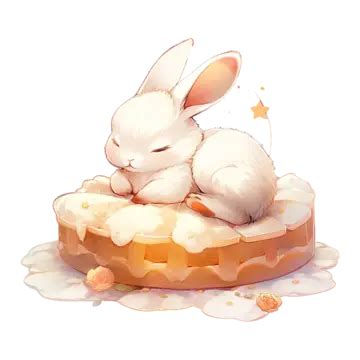 Jade Rabbit Moon Cake Mid Autumn Illustration Jade Rabbit Moon Cake