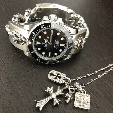 Eric YJ On Instagram Cc Tk9999k Rolex Submariner X ChromeHearts