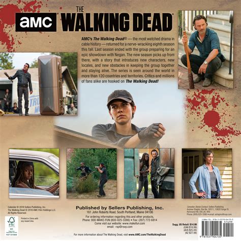 Walking Dead 2024 Calendar Gladi Millisent