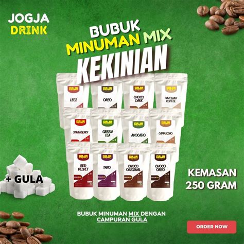 Jual Bubuk Minuman Rasa Teh Tea Kopi Coffee Coklat Choco