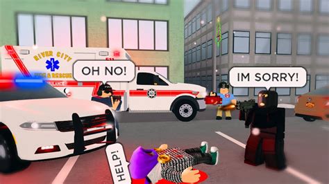 He Shot Me By An Accident Rushed To The Hospital Roblox Youtube