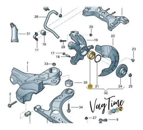 Rodamiento Rueda Delantera Con Abs Vw Gol Saveiro Voyage Cuotas Sin