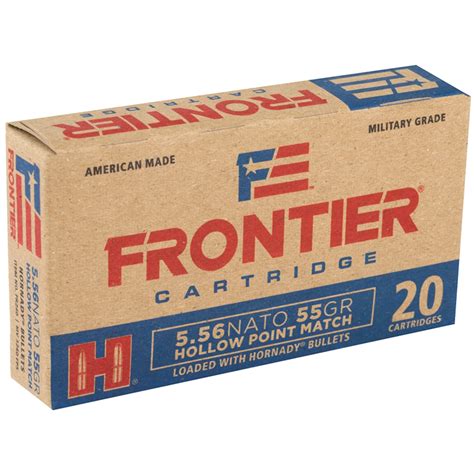 Frontier Cartridge Hornady Bullet Nato Gr Hp Match The Snare Shop