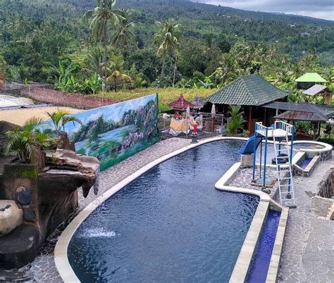 Kolam Renang Surya Mas Di Bali Sensasi Berenang View Bukit Sawah Laut