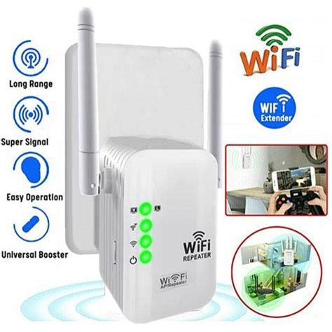 WiFi Extender, WiFi Booster, WiFi Repeater, Coverage Up To 2640 Sq Ft ...