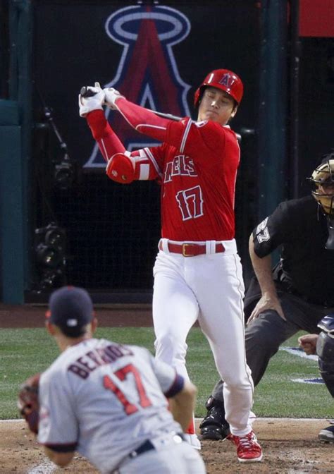 大谷、第1打席は空振り三振 5試合ぶり打者スタメン出場大リーグデイリースポーツ Online