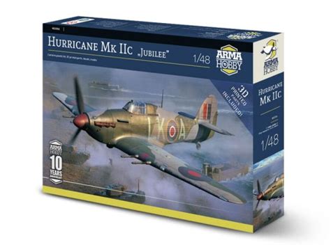 Samolot Hawker Hurricane Mk IIc 40006 Arma Hobby