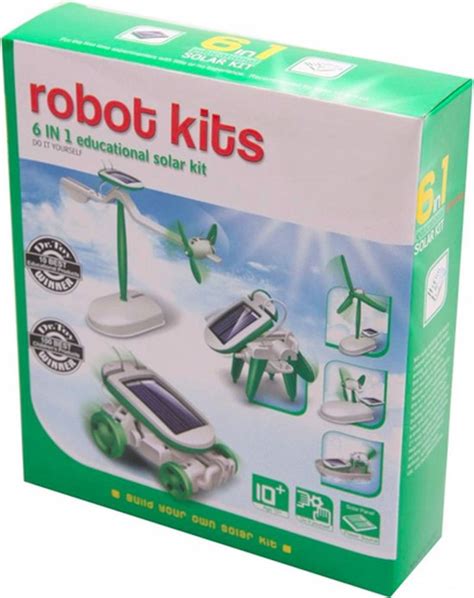 6 In 1 Mini Solar Robot Kit Leerzaam Bouwpakket Zonnecel Kit Maak