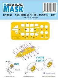 Special Hobby Kits Gloster Meteor Nf Mk Nf Nf Mask Shym