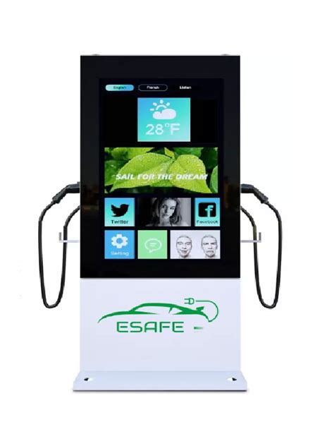 Fast Charging DC EV Charger With Advertisement Display Manufacturer