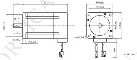 Nema 34 Closed Loop Stepper Motor Dimension ICAN