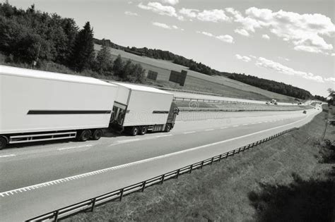 Truck driving on highway stock photo. Image of driving - 3172254