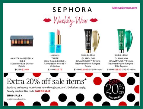 Sephora 20 Off 2025 Leesa Kalina