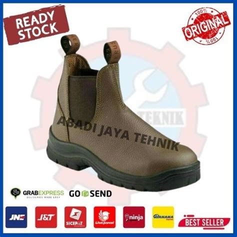 Jual Krusher Sepatu Safety Shoes Krushers Nevada Brown Black Shopee