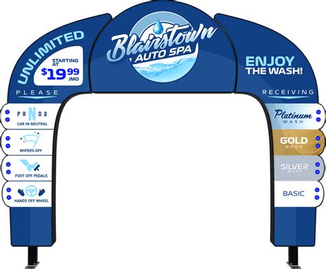 Entry Arch - Car Wash Equipment | ABC Wash Systems