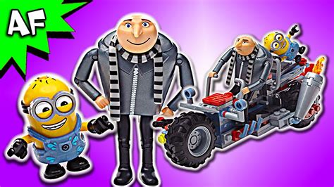 Mega Construx Despicable Me 3 Grus Water Motorcycle Speed Build Youtube