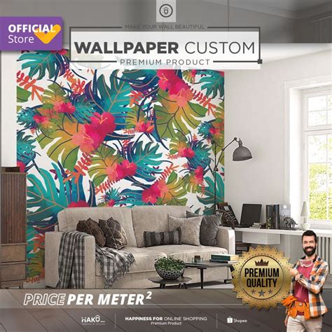 Jual Wallpaper Custom Ruang Tamu Gambar Tumbuhan Dan Tanaman Hutan