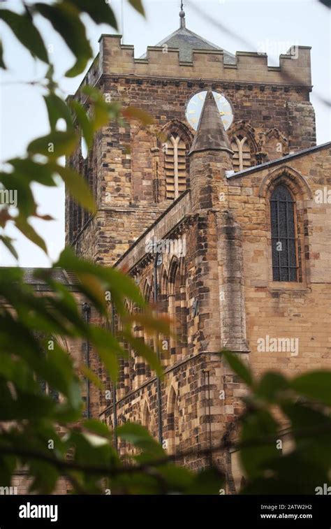 Hexham Abbey Northumberland Stock Photo Alamy