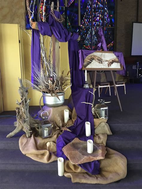 Lent Decorations For Church Altar Decorations Maundy Thursday Ash