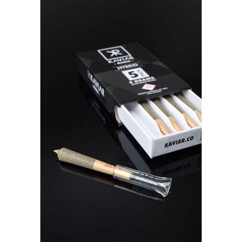 Kaviar Minis Infused Indica Pre Rolls 5 Pack Kaviar