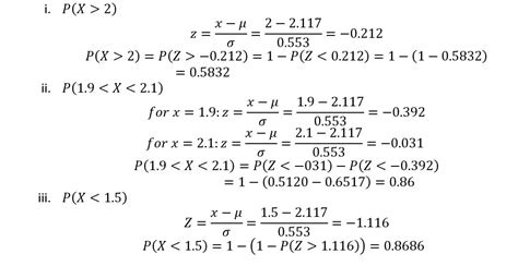 Finding probability of normally distributed given mean and variance ...