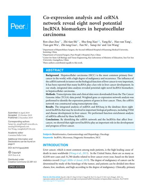 Pdf Co Expression Analysis And Cerna Network Reveal Eight Novel