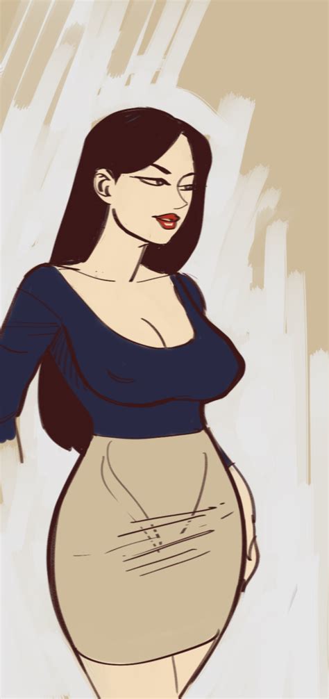 Deep Cleavage Sketch By Zillionaire Hentai Foundry