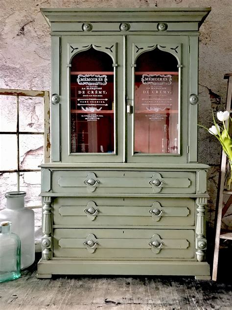 Chalk Painted Hutch And China Cabinet Ideas Artofit