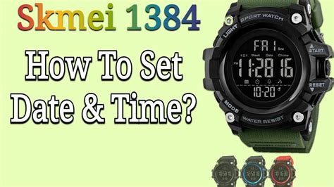 Skmei 1384 Watch Time Settings Manual Youtube