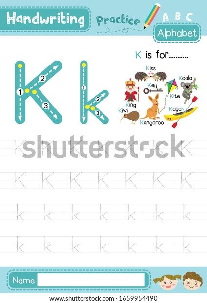 letter  uppercase lowercase cute children stock vector royalty