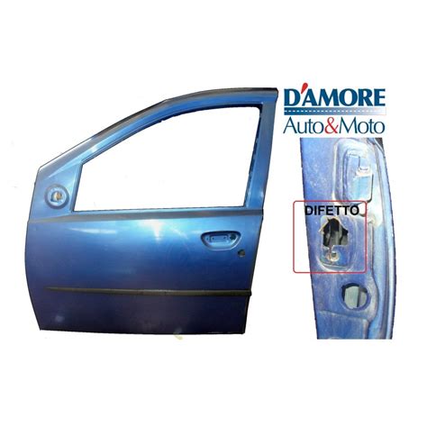 PORTA FIAT PUNTO 188 03 ANTERIORE SX BLU AZZURRA