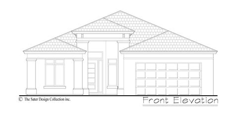 Rowan House Plan | Modern Home Plan | Sater Design Collection