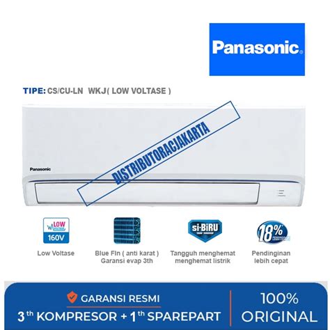 Jual Ac Panasonic Pk Pk Pk Ln Wkj Si Biru Low Voltage