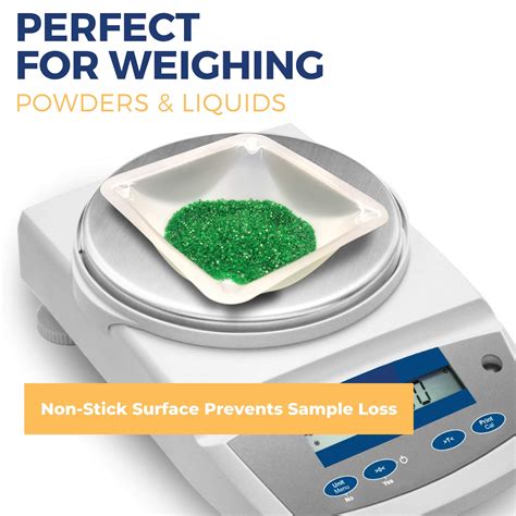 Pure Ponta Weigh Boats Medium Pack Ml Plastic Disposable Scale