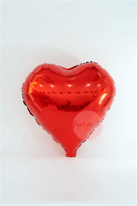 Buy Cheap 18 Inches Heart Shape Foil Balloons In Singapore Partyshop