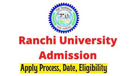 Ranchi University Ug Admission B A B Sc B Apply Now