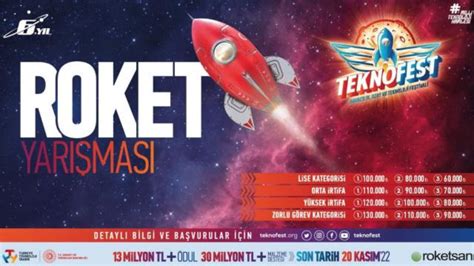 TEKNOFEST 2023 Roket Yarışması için başvurular başladı