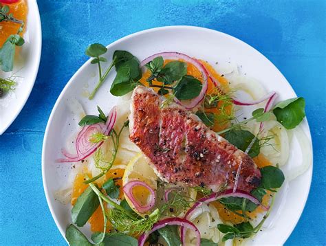 Dish of the Week: A light and tasty Red Mullet, Orange and Fennel Salad - Melan Magazine