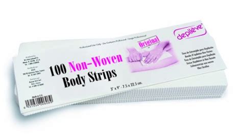 Depileve Body Wax Strips Hair Removal Waxing Strips For Legs Arms Underarms And Bikini